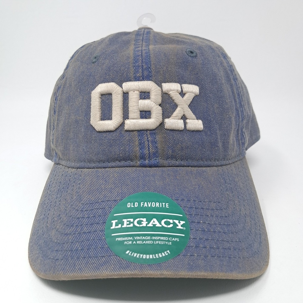 OBX Outer Banks North Carolina NC Islands Hat Blue Cap Snapback OSFA NEW
